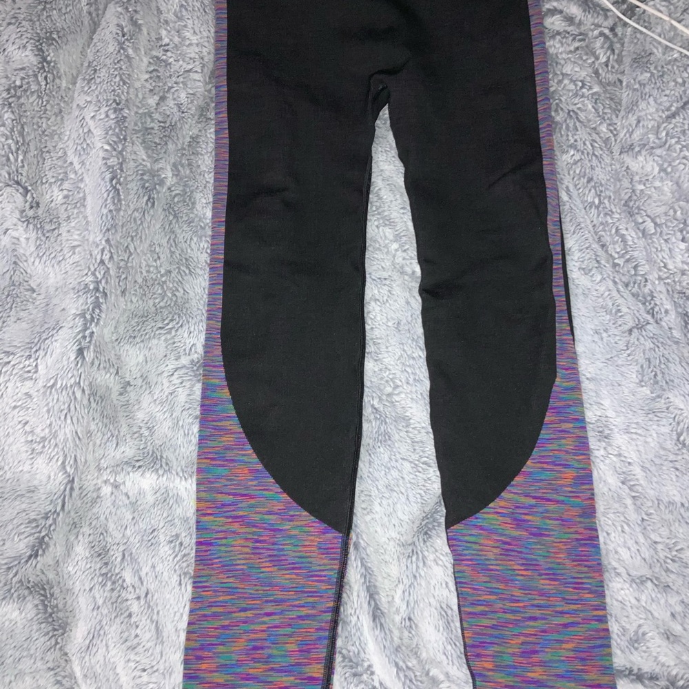 lululemon inspire tight II black rainbow space dye Luxtreme leggings